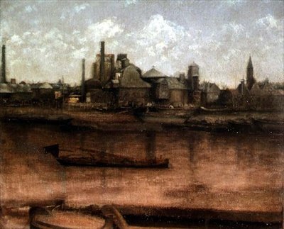 Aken op de Theems door Paul Fordyce Maitland