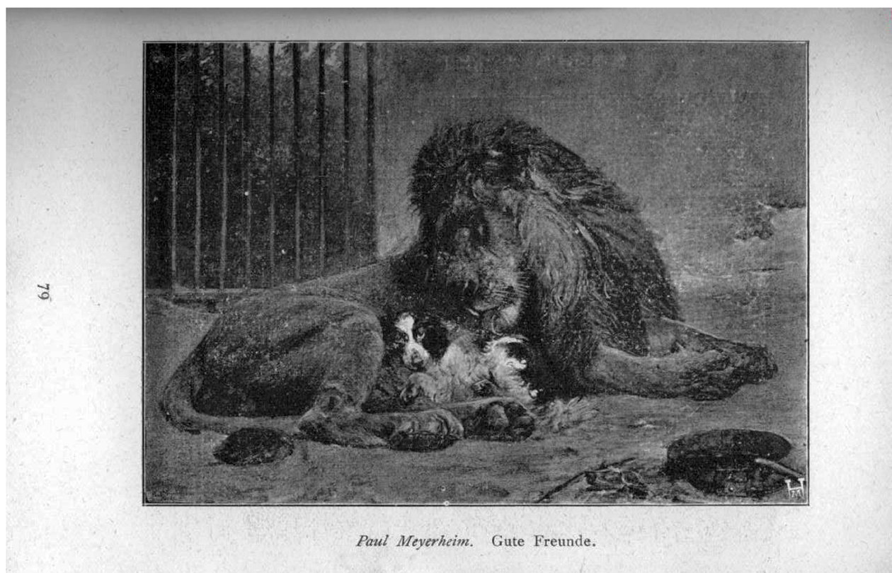 Goede vrienden door Paul Friedrich Meyerheim