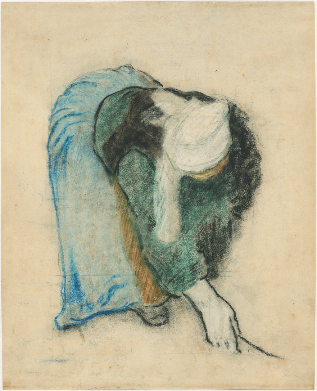Een Bretonse Arenlezer door Paul Gauguin