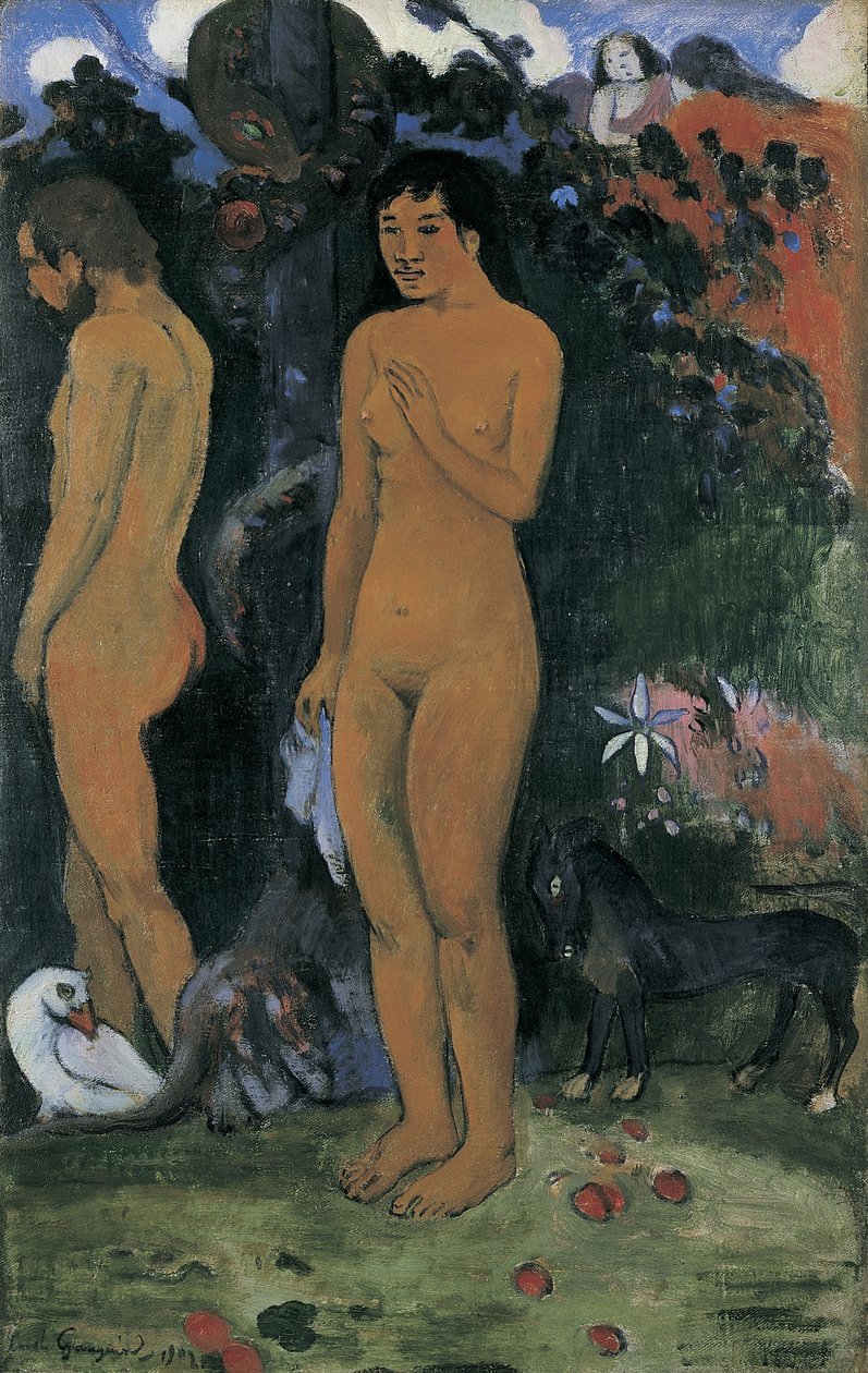 Adam en Eva, 1902 door Paul Gauguin