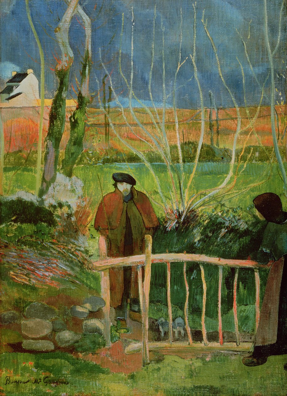 Bonjour Monsieur Gauguin, c.1889 door Paul Gauguin