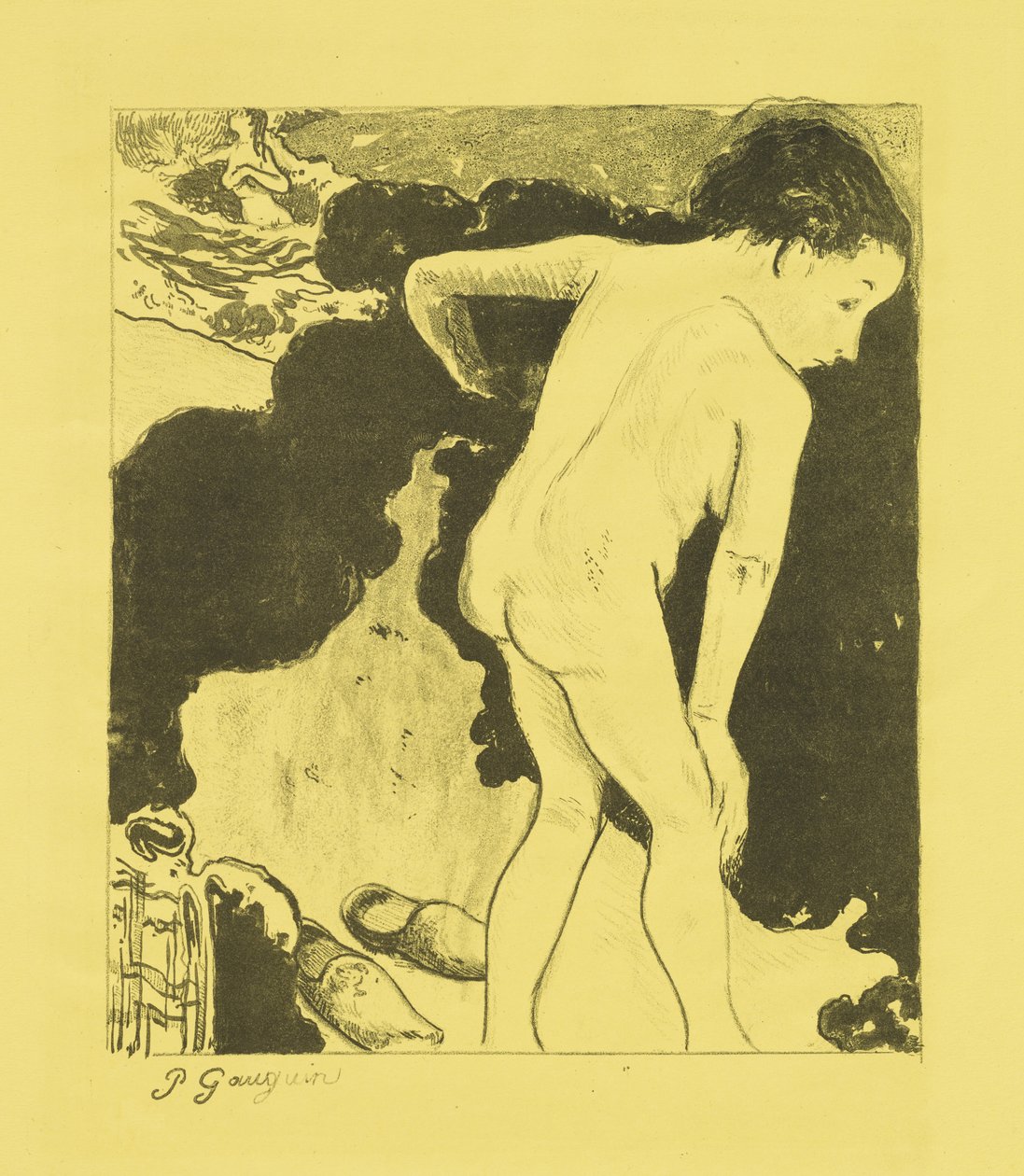 Bretonse Baders door Paul Gauguin
