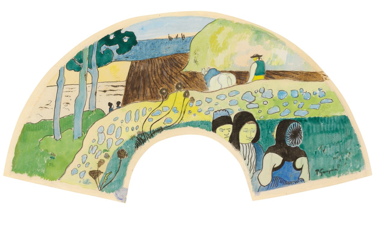 Bretonse Scène door Paul Gauguin