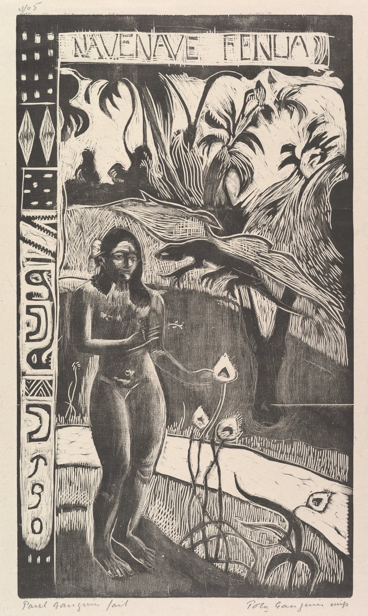 Heerlijk land door Paul Gauguin