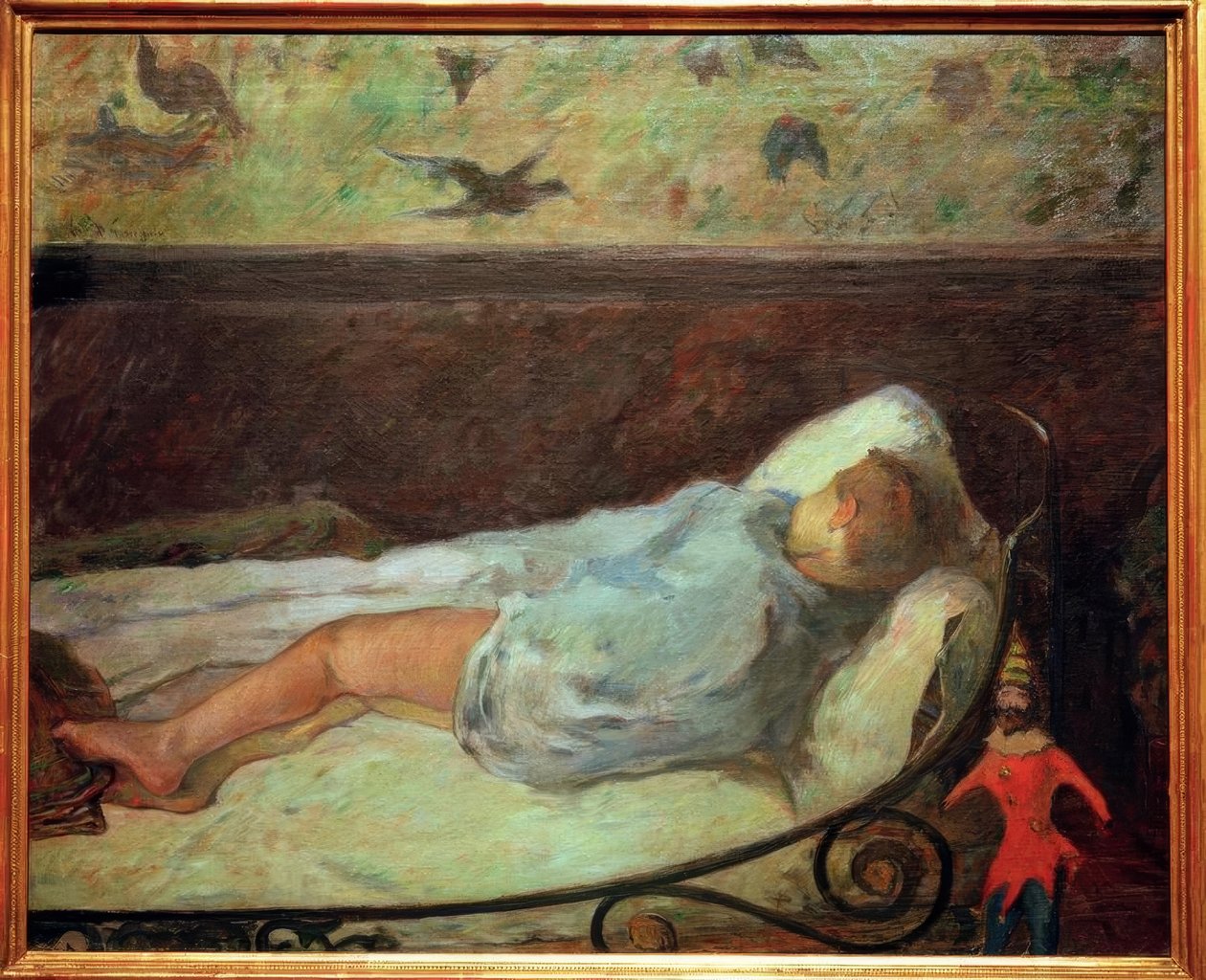 De kleine dromer door Paul Gauguin