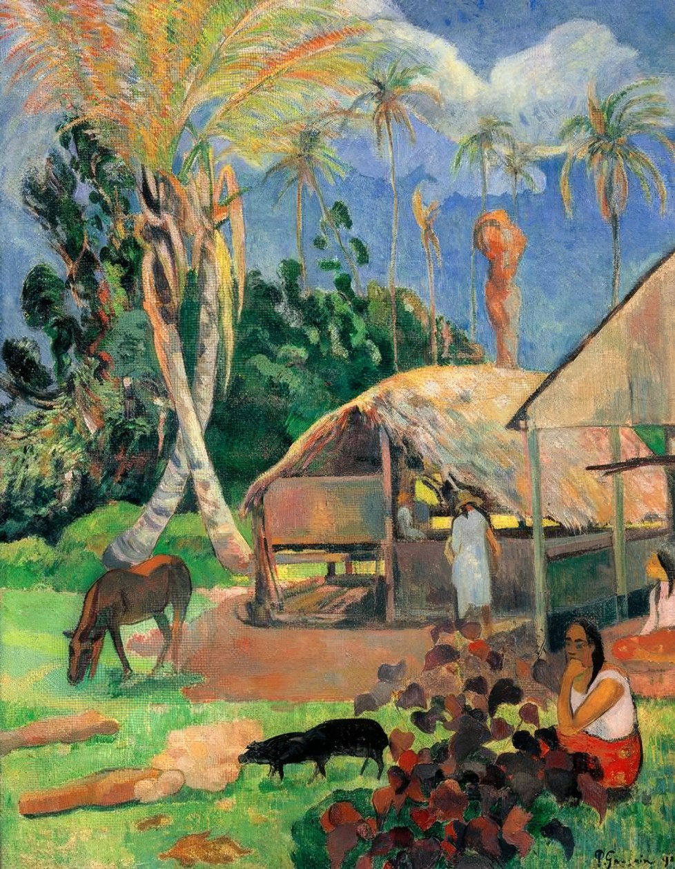 De zwarte varkens door Paul Gauguin