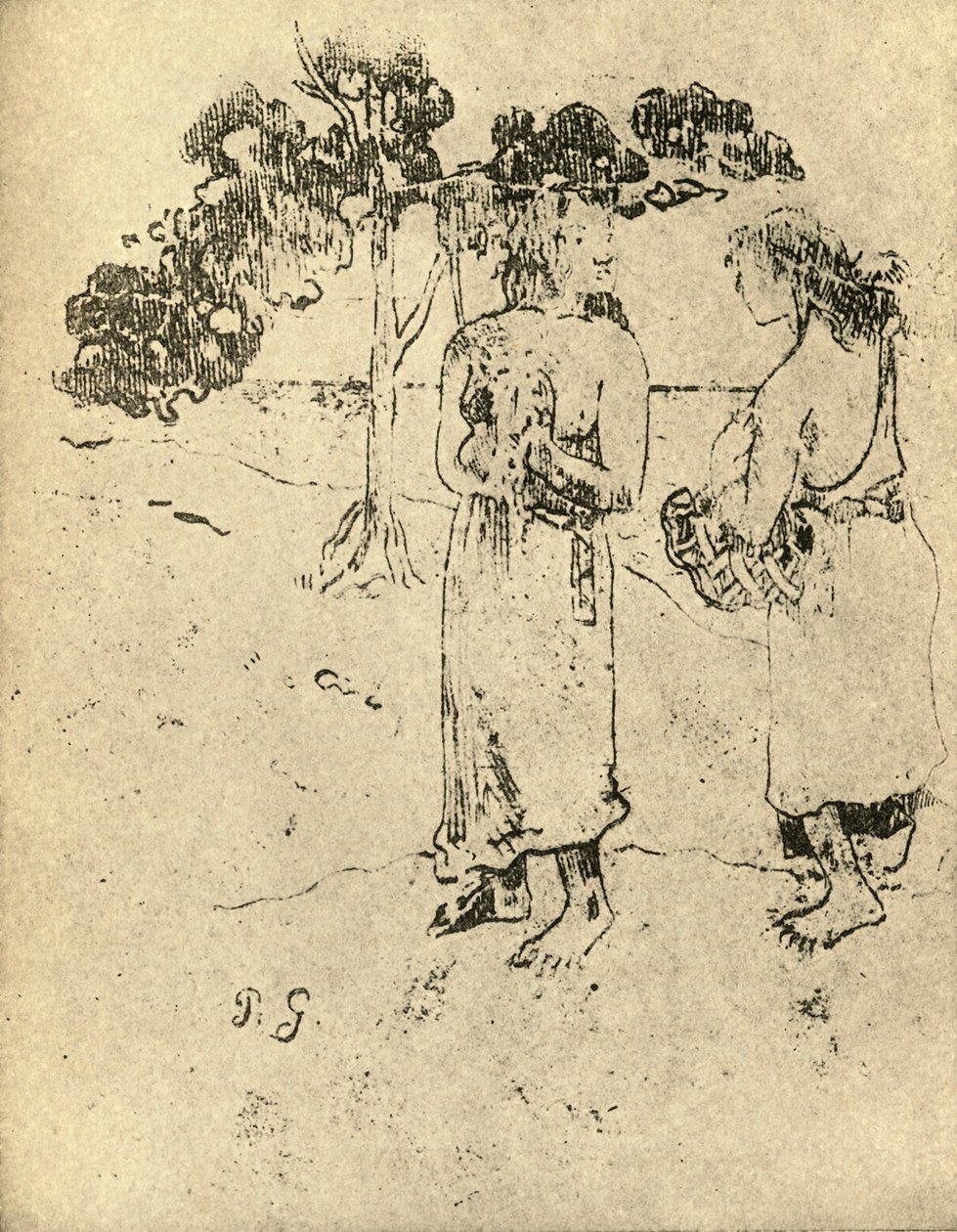 Tekening, 1936 door Paul Gauguin