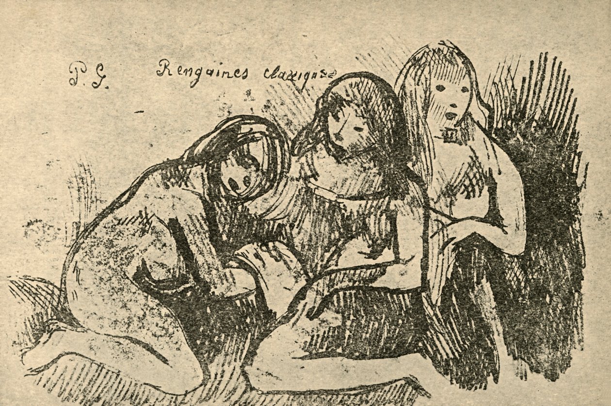 Figuren, 1936 door Paul Gauguin