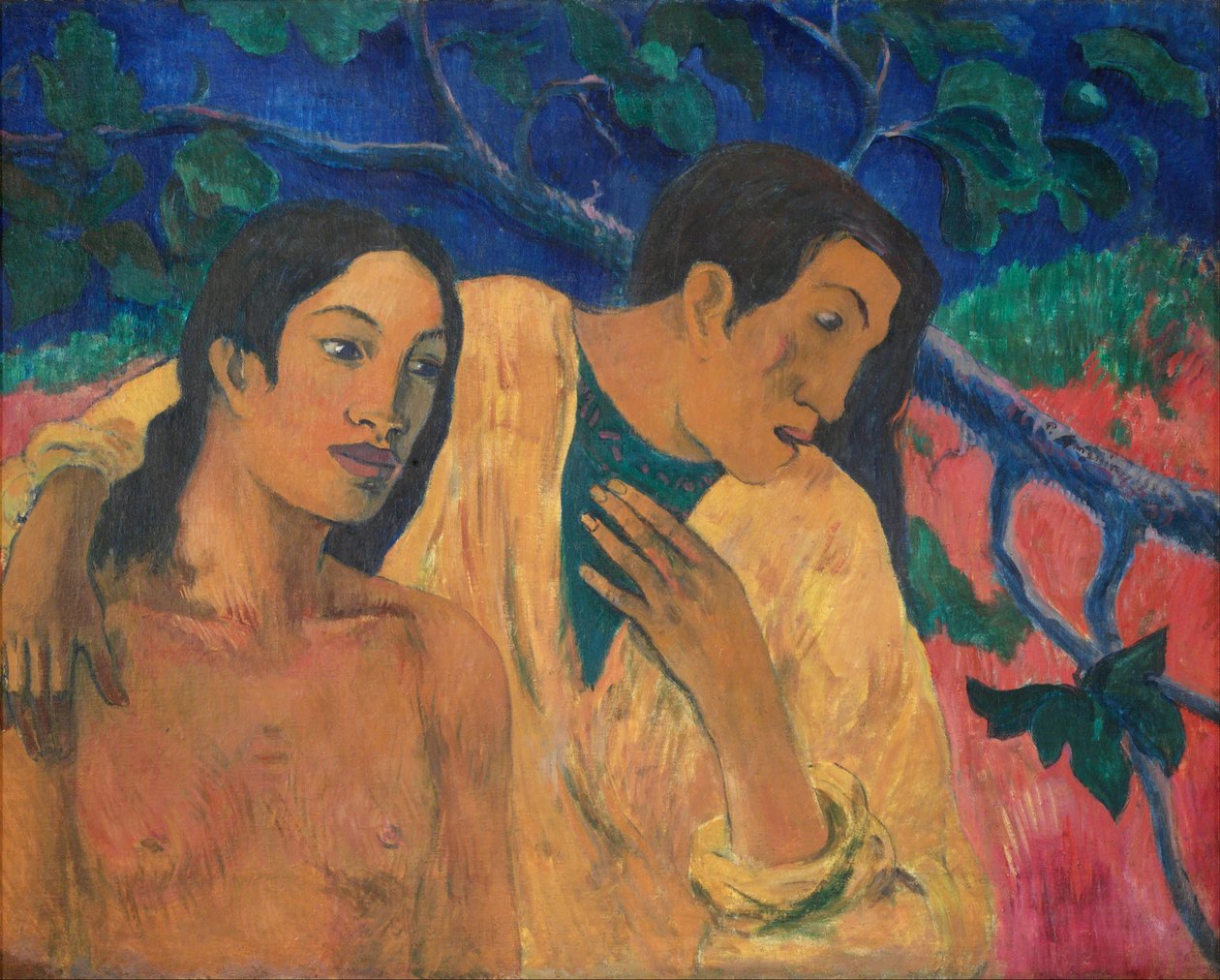 Vlucht Tahitiaanse Idylle door Paul Gauguin