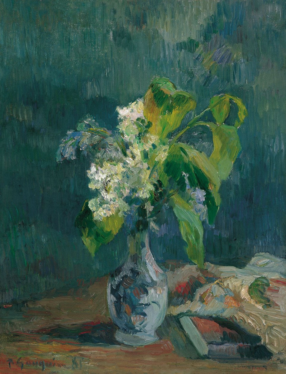 Frans: Bouquet de lilas Seringen door Paul Gauguin