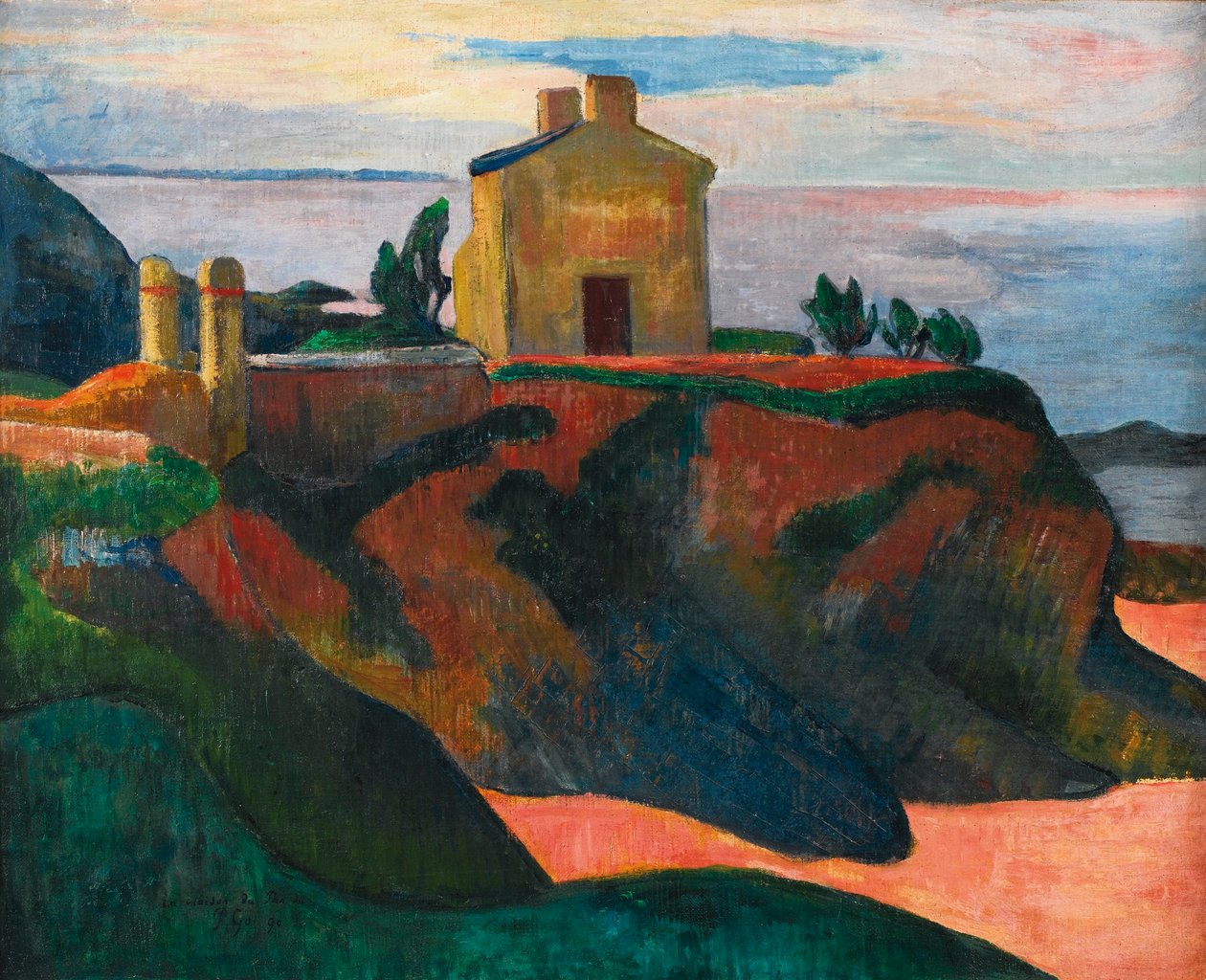 Frans: La Maison du Pan-du door Paul Gauguin