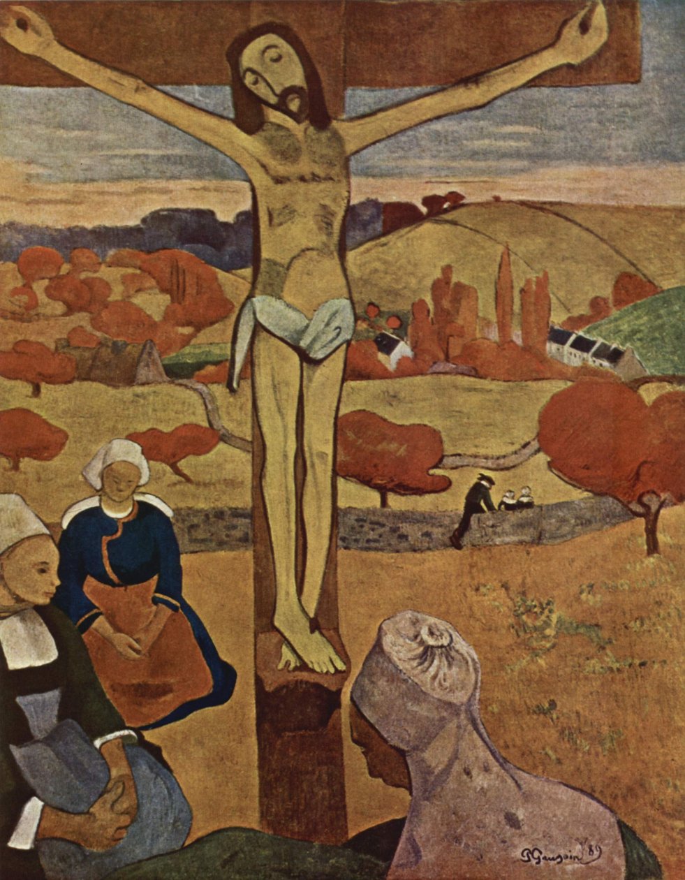 Frans:  Le Christ jaune De gele Christus door Paul Gauguin