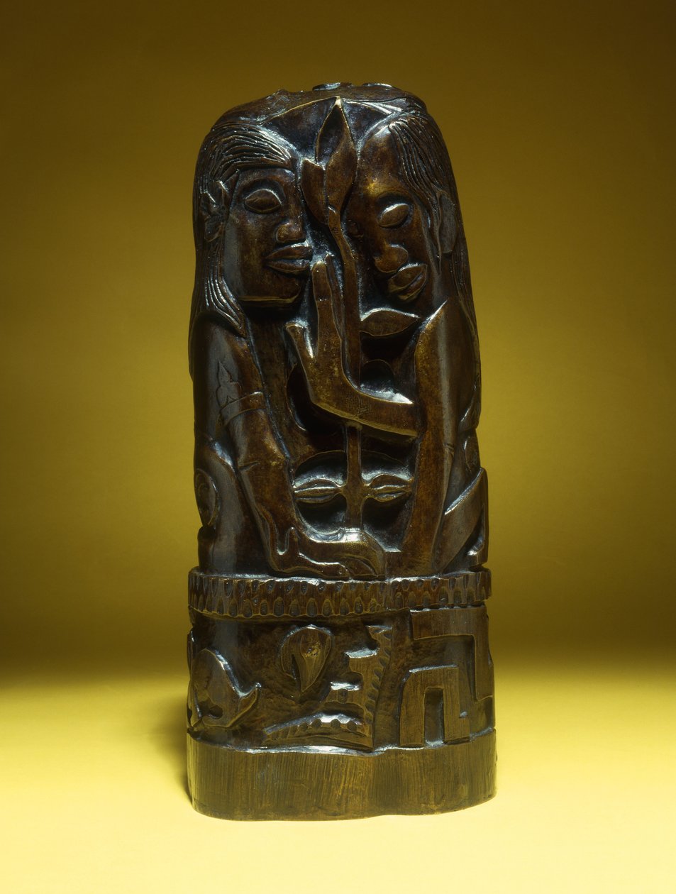 Hina en Te Fatou door Paul Gauguin