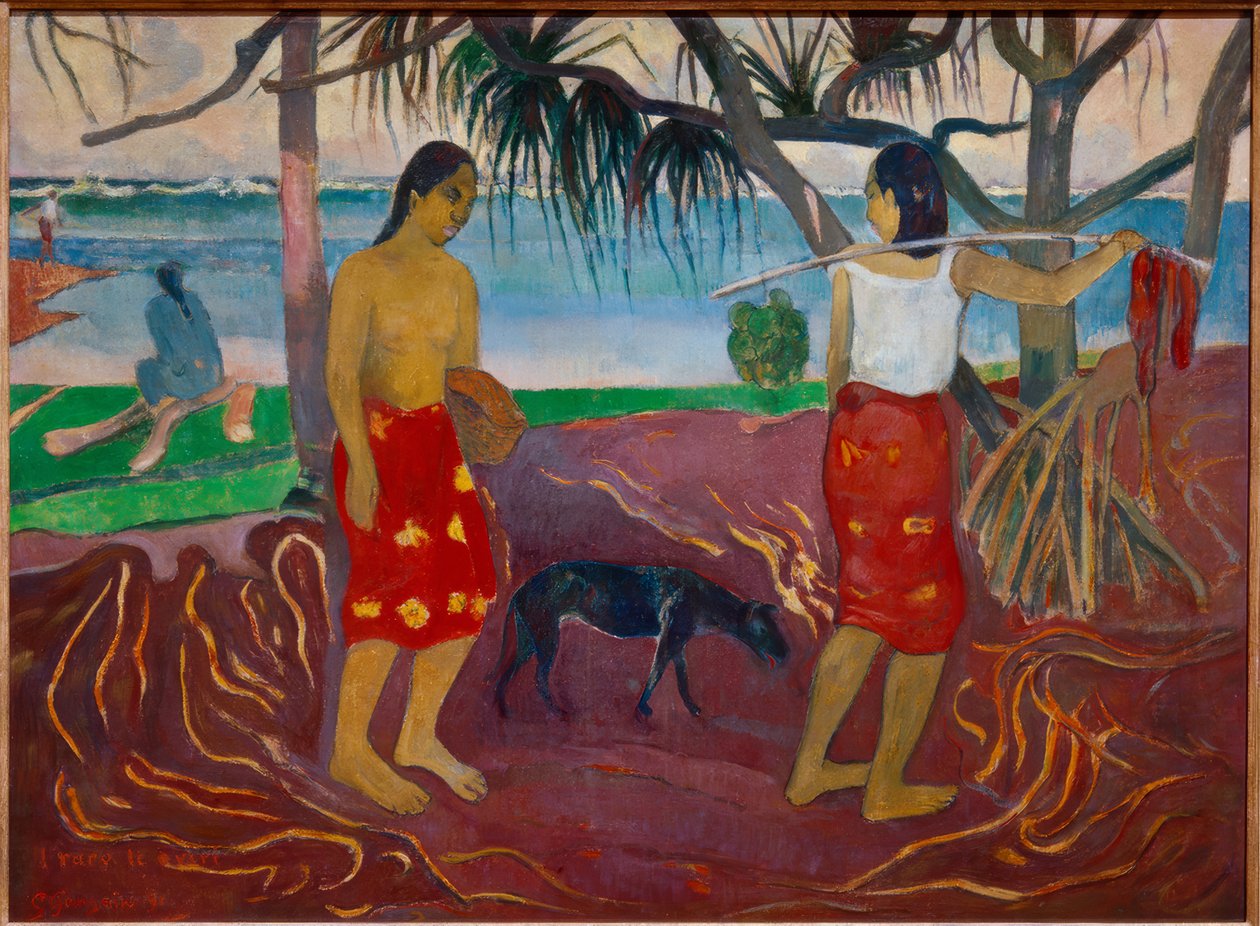 I raro te oviri door Paul Gauguin