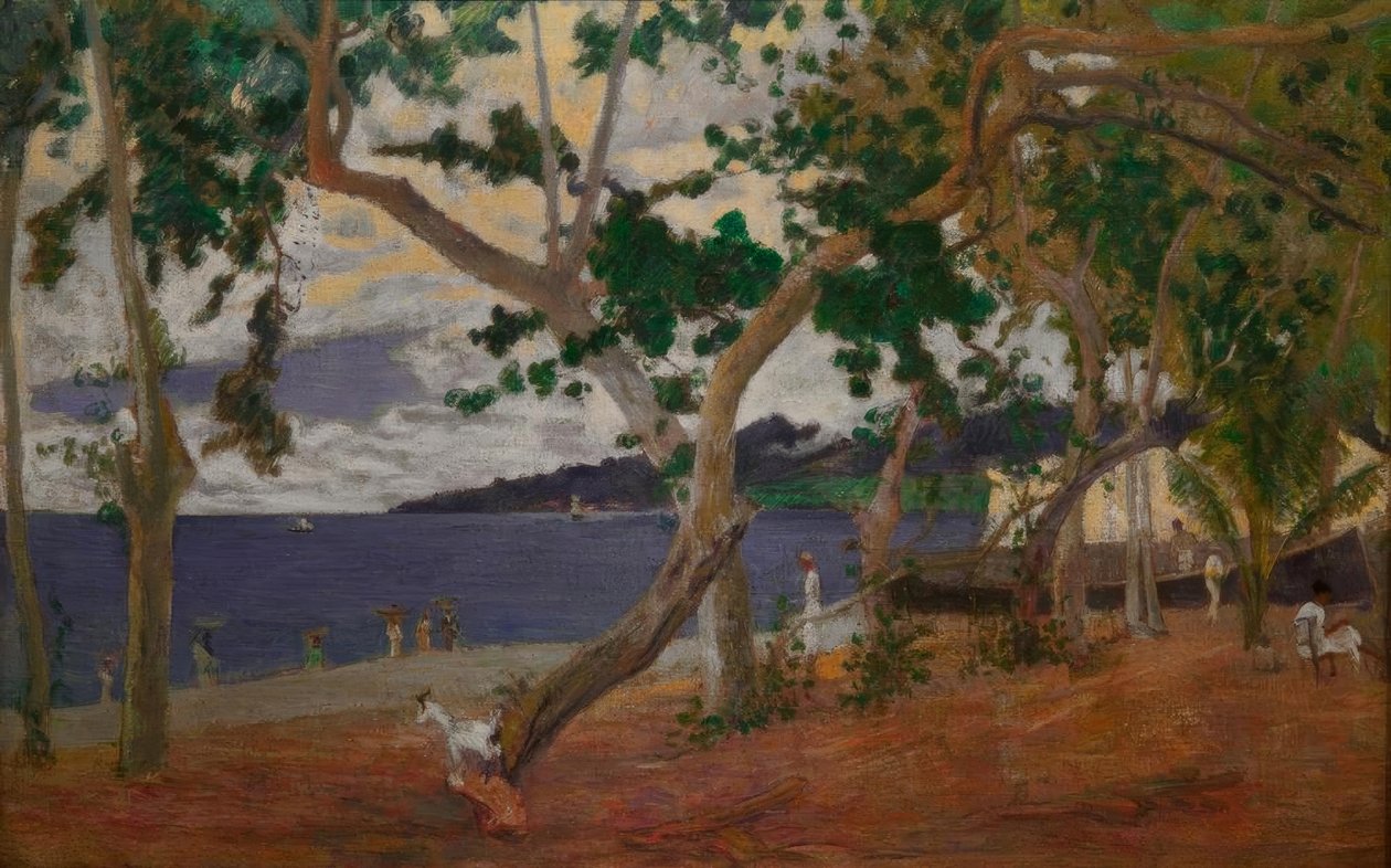 Kustlandschap door Paul Gauguin