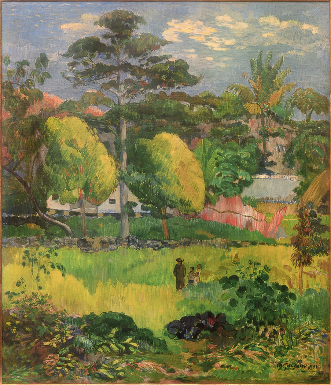 Landschap, 1901 door Paul Gauguin