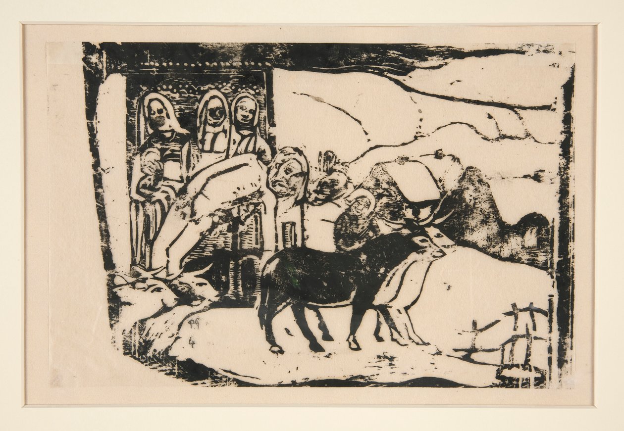 Le Calvaire Breton door Paul Gauguin