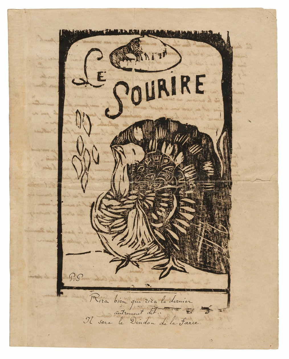 Le sourire: Journal méchant, maart 1900 door Paul Gauguin