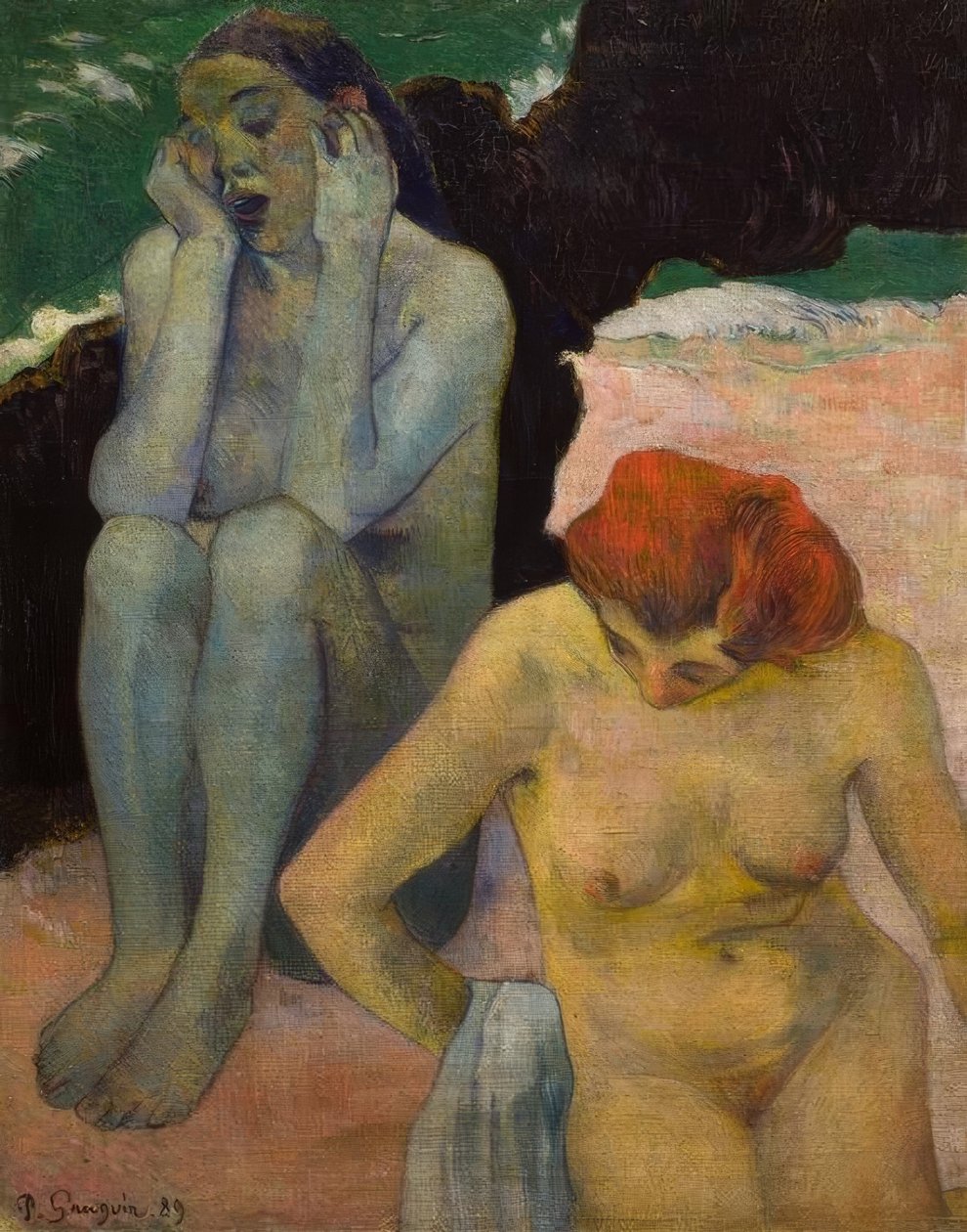 Leven en Dood door Paul Gauguin