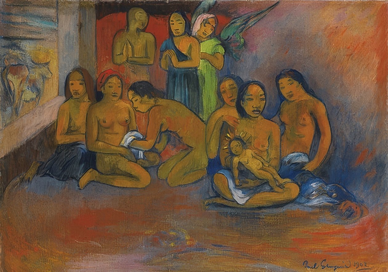 Geboorte door Paul Gauguin