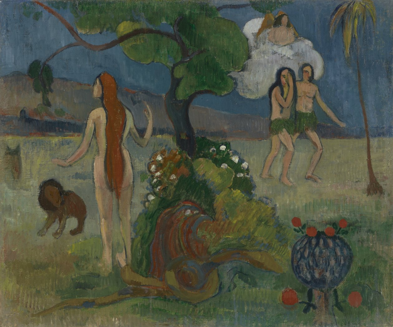 Verloren Paradijs, c.1890 door Paul Gauguin
