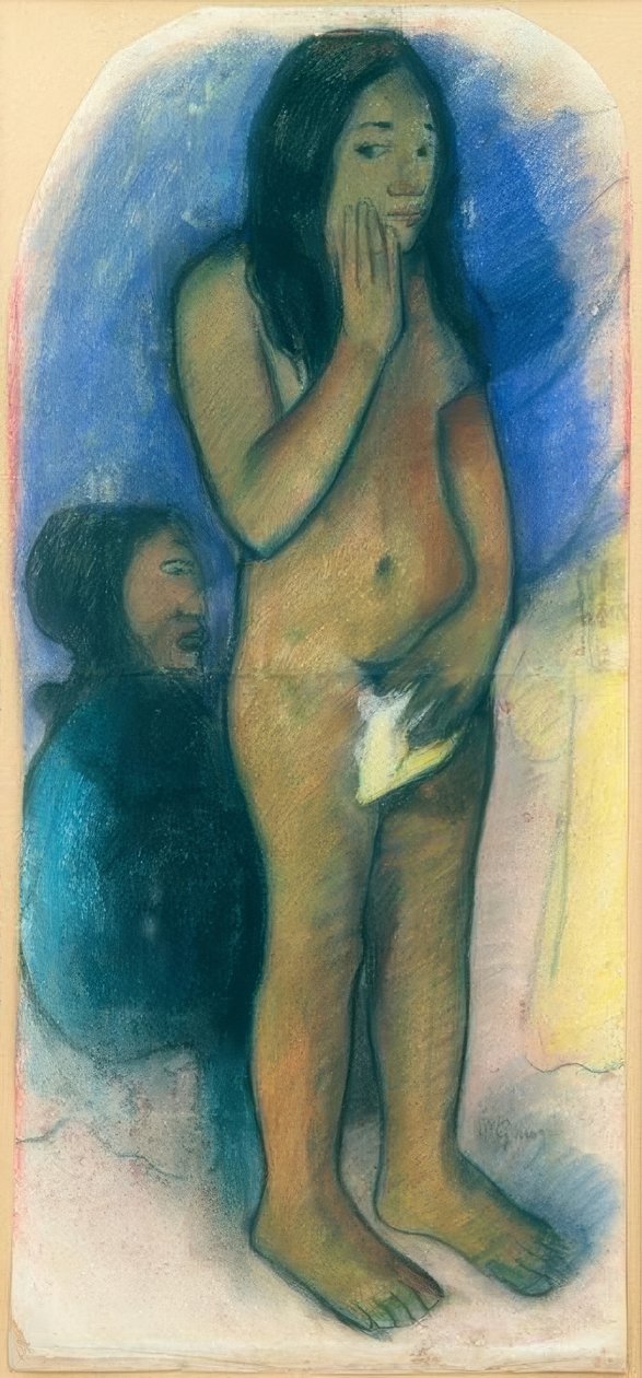 Parau na te varua ino door Paul Gauguin