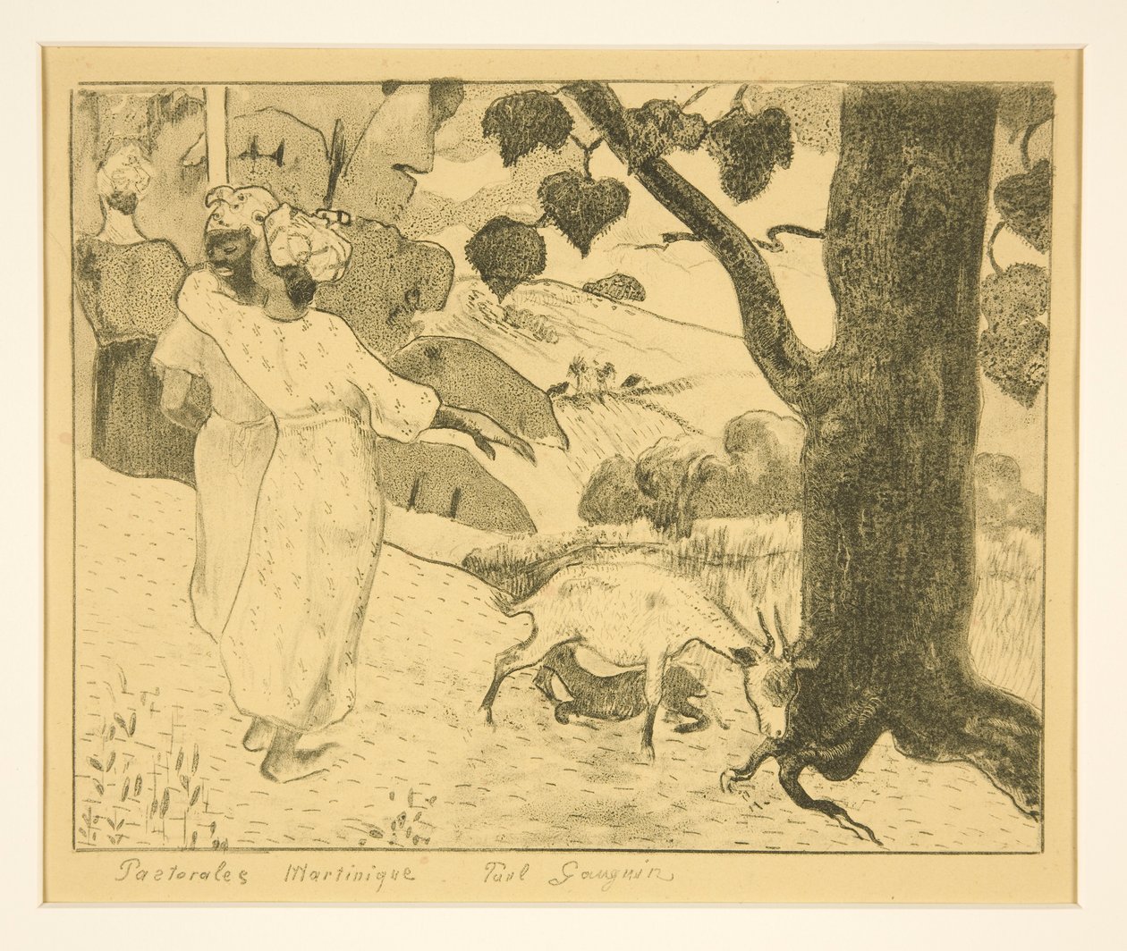 Pastorales Martinique door Paul Gauguin