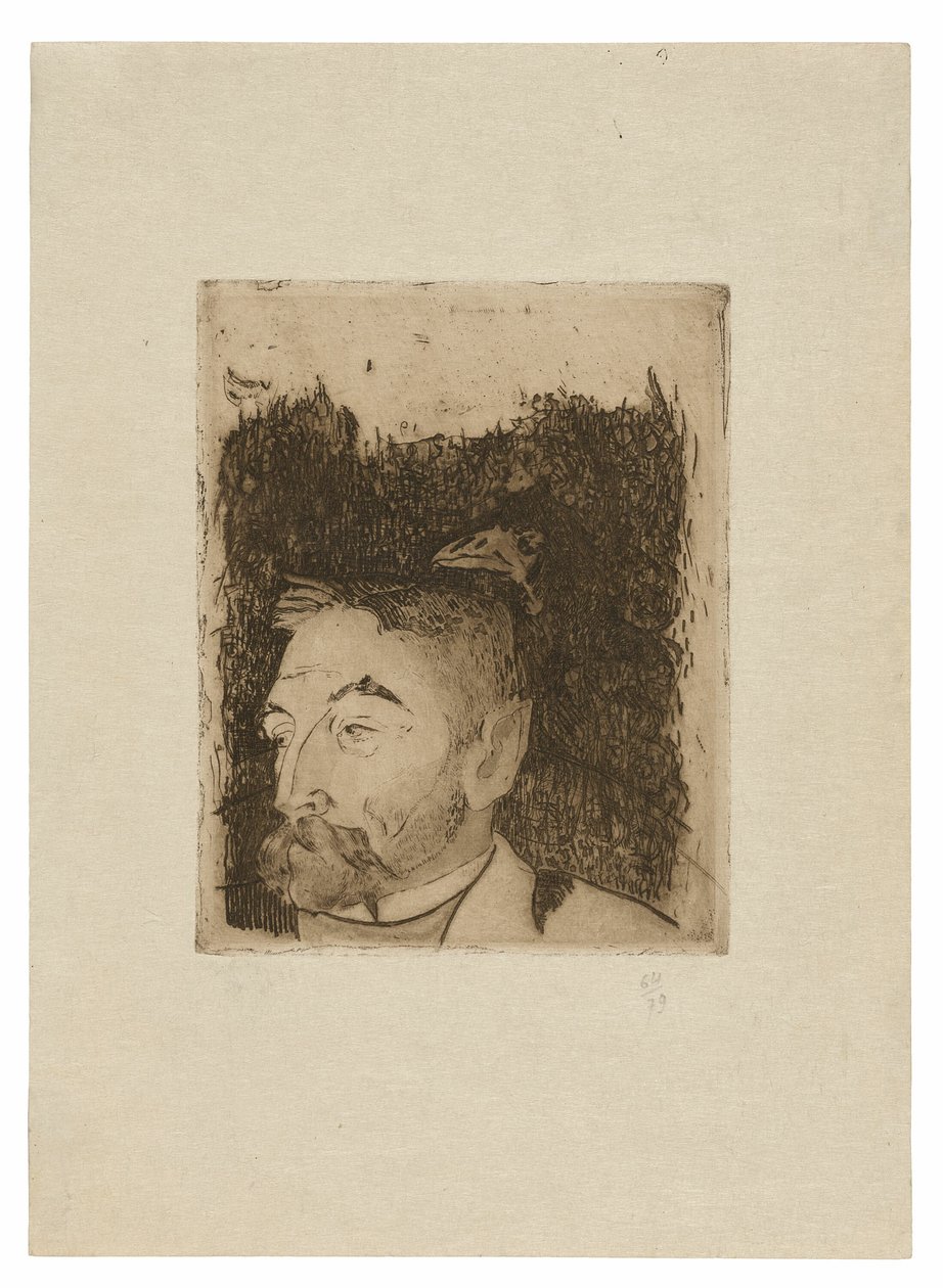 Portret van Stéphane Mallarmé door Paul Gauguin