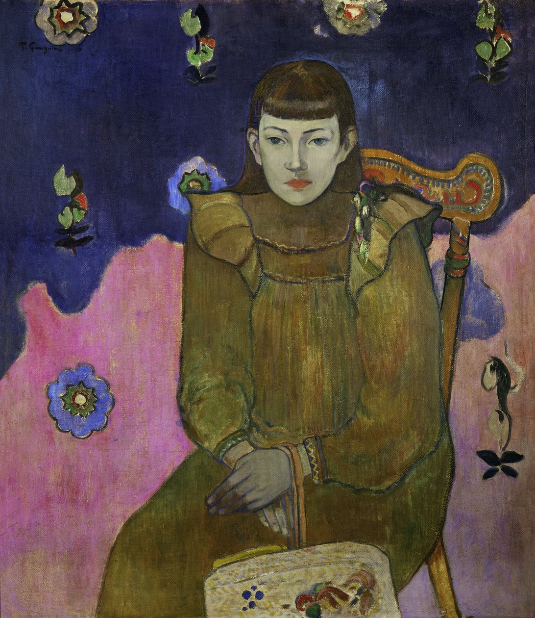 Portret van Vaiite Jeanne Goupil, 1896 door Paul Gauguin