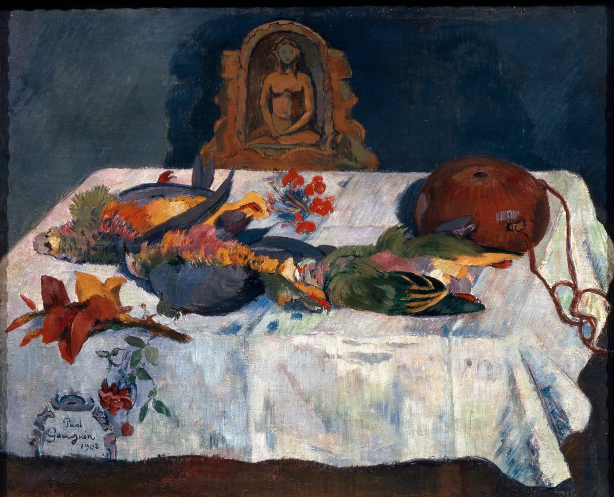 Stilleven met papegaaien, 1902 door Paul Gauguin