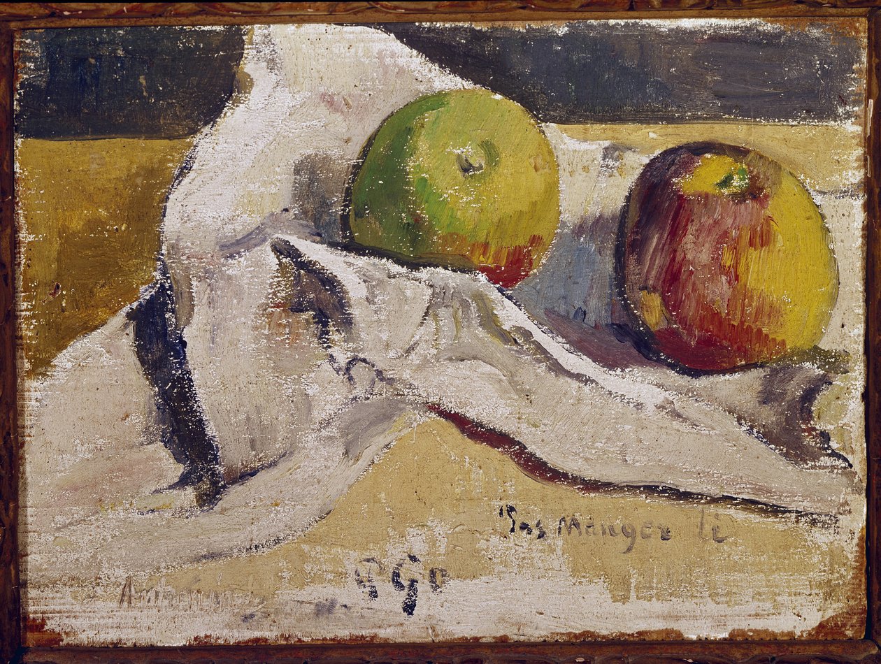 Stilleven met appels door Paul Gauguin