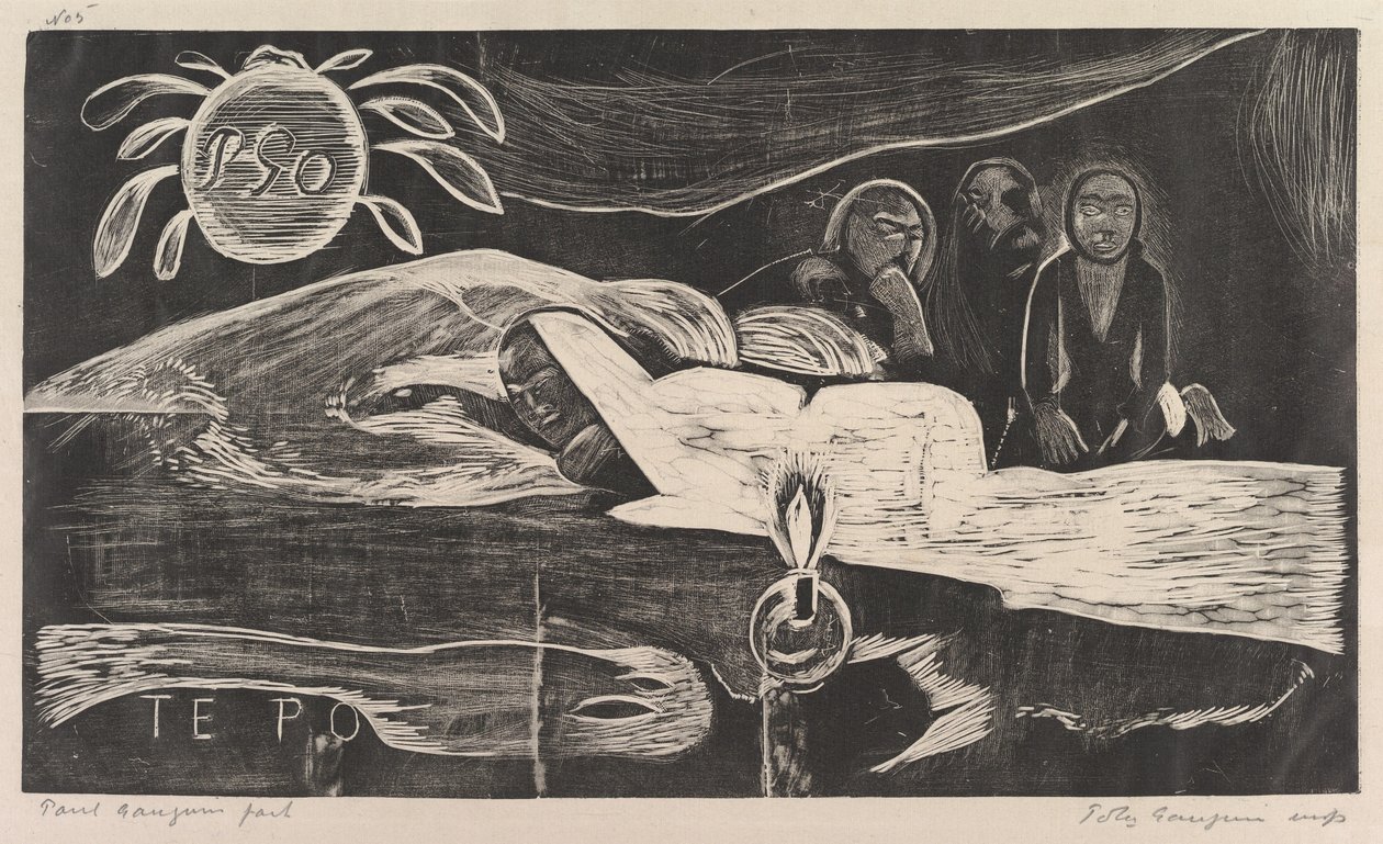 Te Po door Paul Gauguin