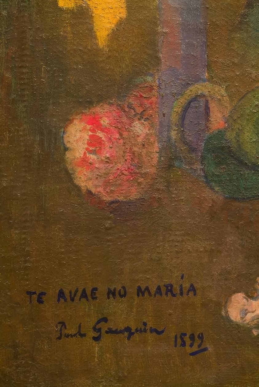 Te avae no Maria door Paul Gauguin