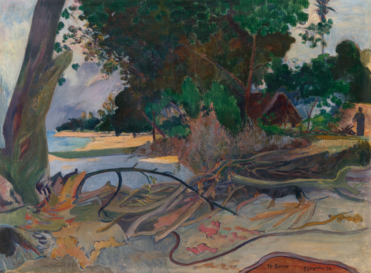 Te burao (De Hibiscusboom) door Paul Gauguin