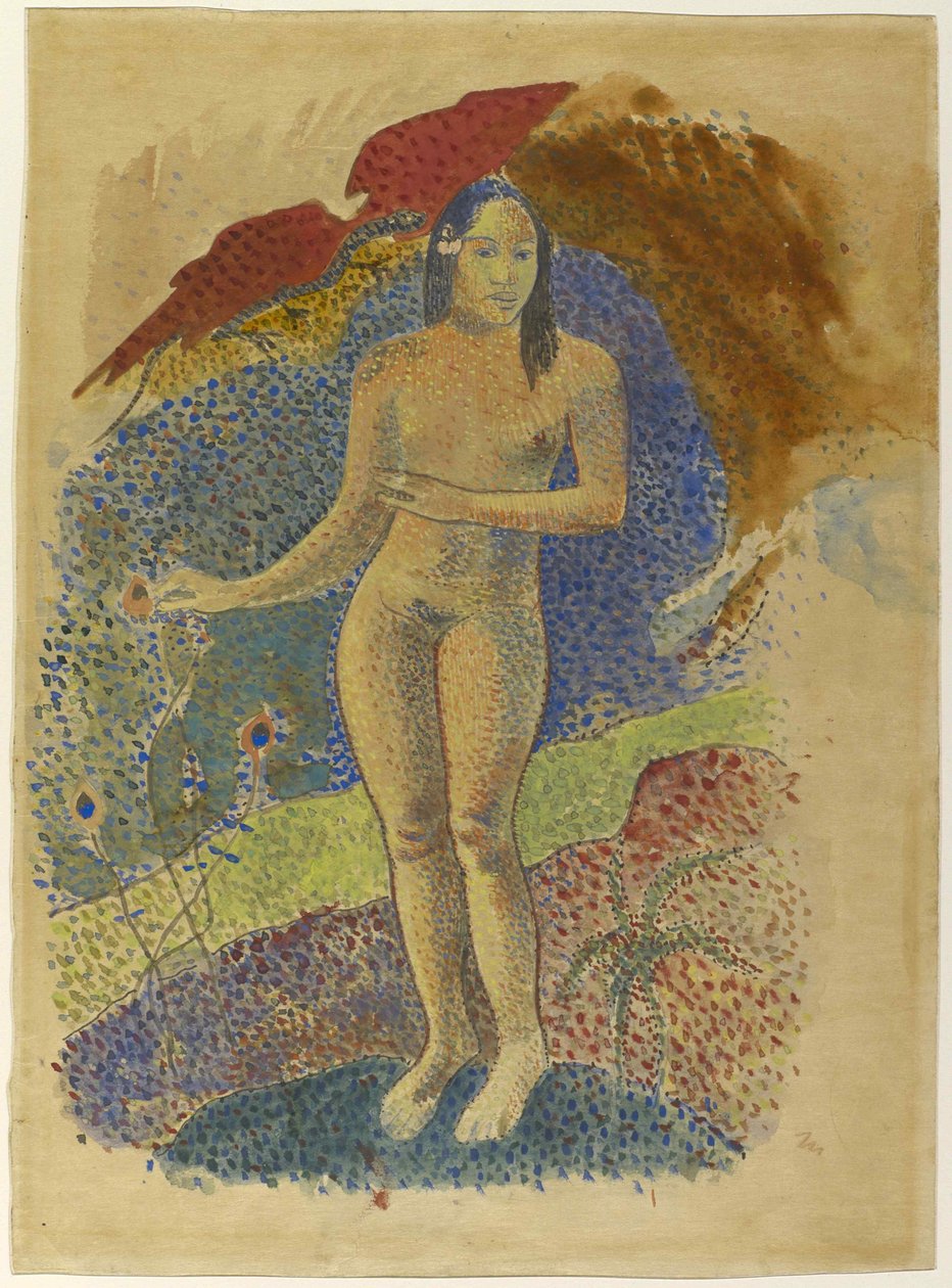 Te Nave Nave Fenua Verrukkelijk Land door Paul Gauguin