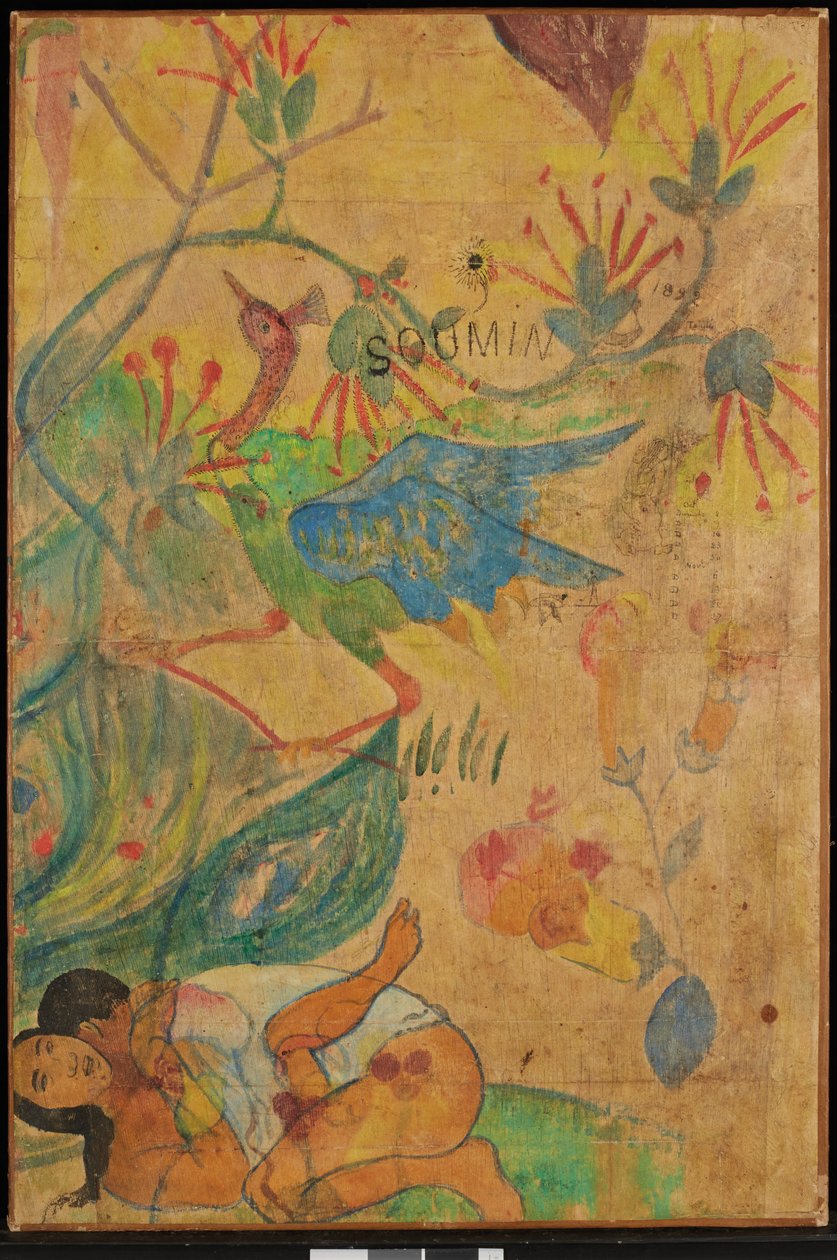 De Blauwe Ibis, 1892 door Paul Gauguin