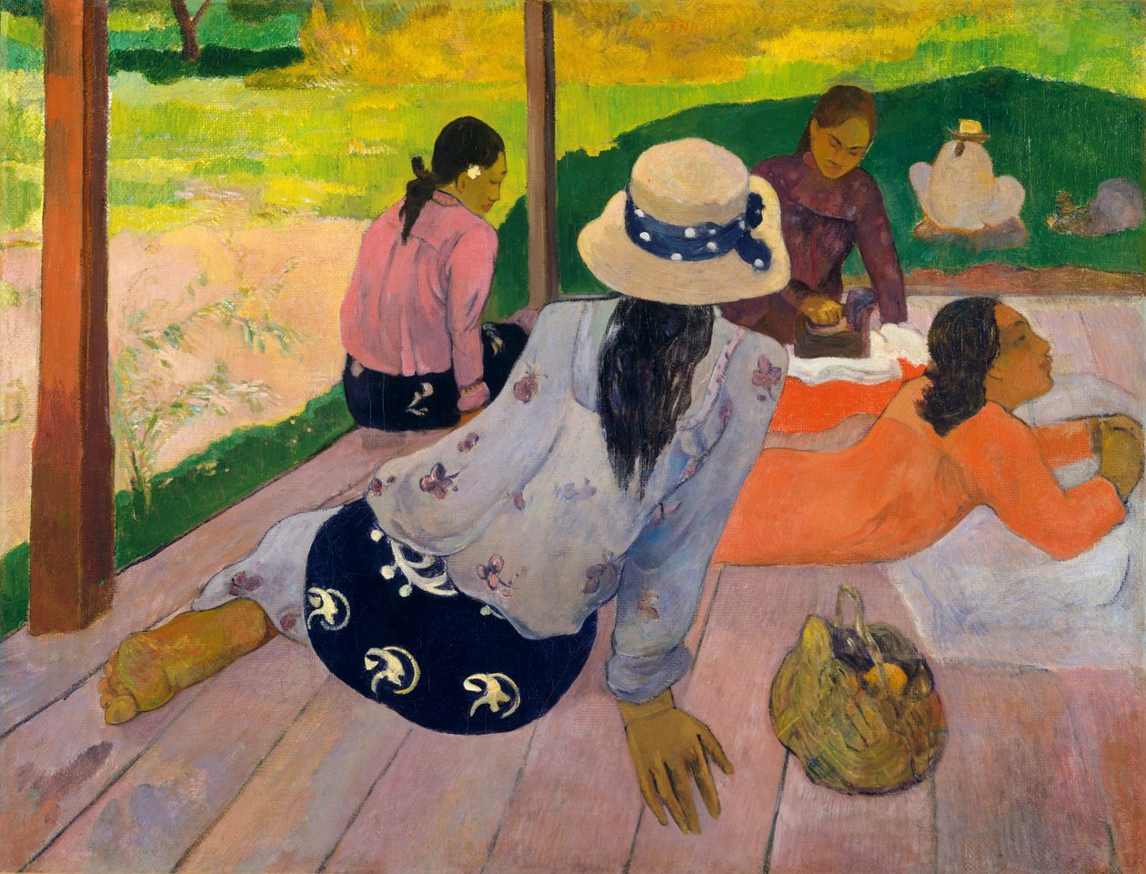 De siësta door Paul Gauguin
