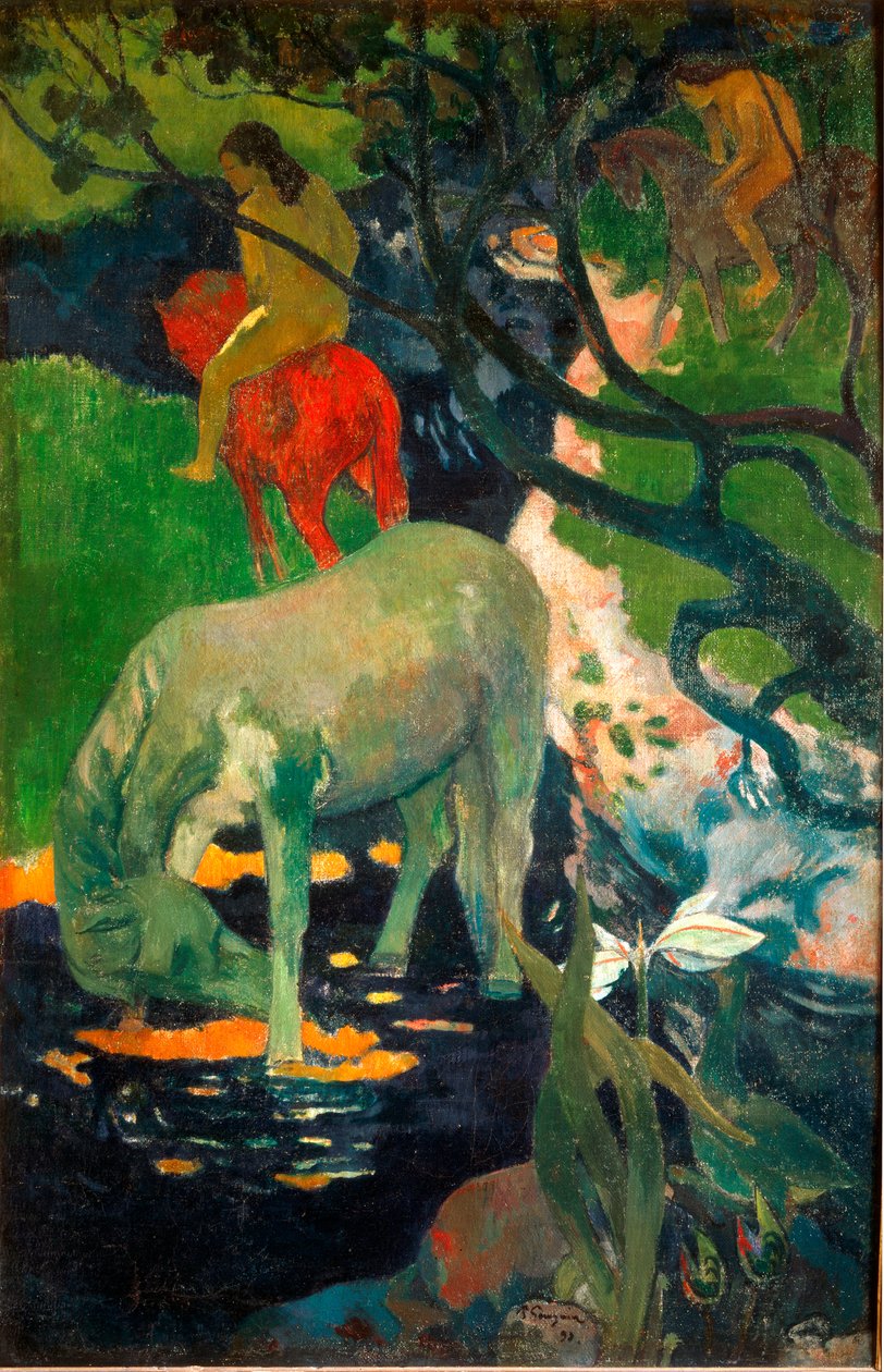 Het Witte Paard door Paul Gauguin