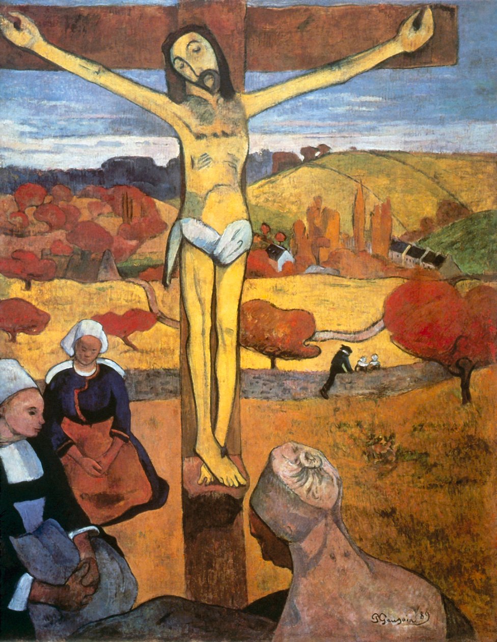 De Gele Christus door Paul Gauguin