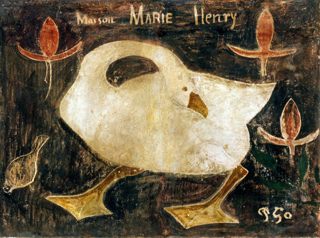 De gans door Paul Gauguin