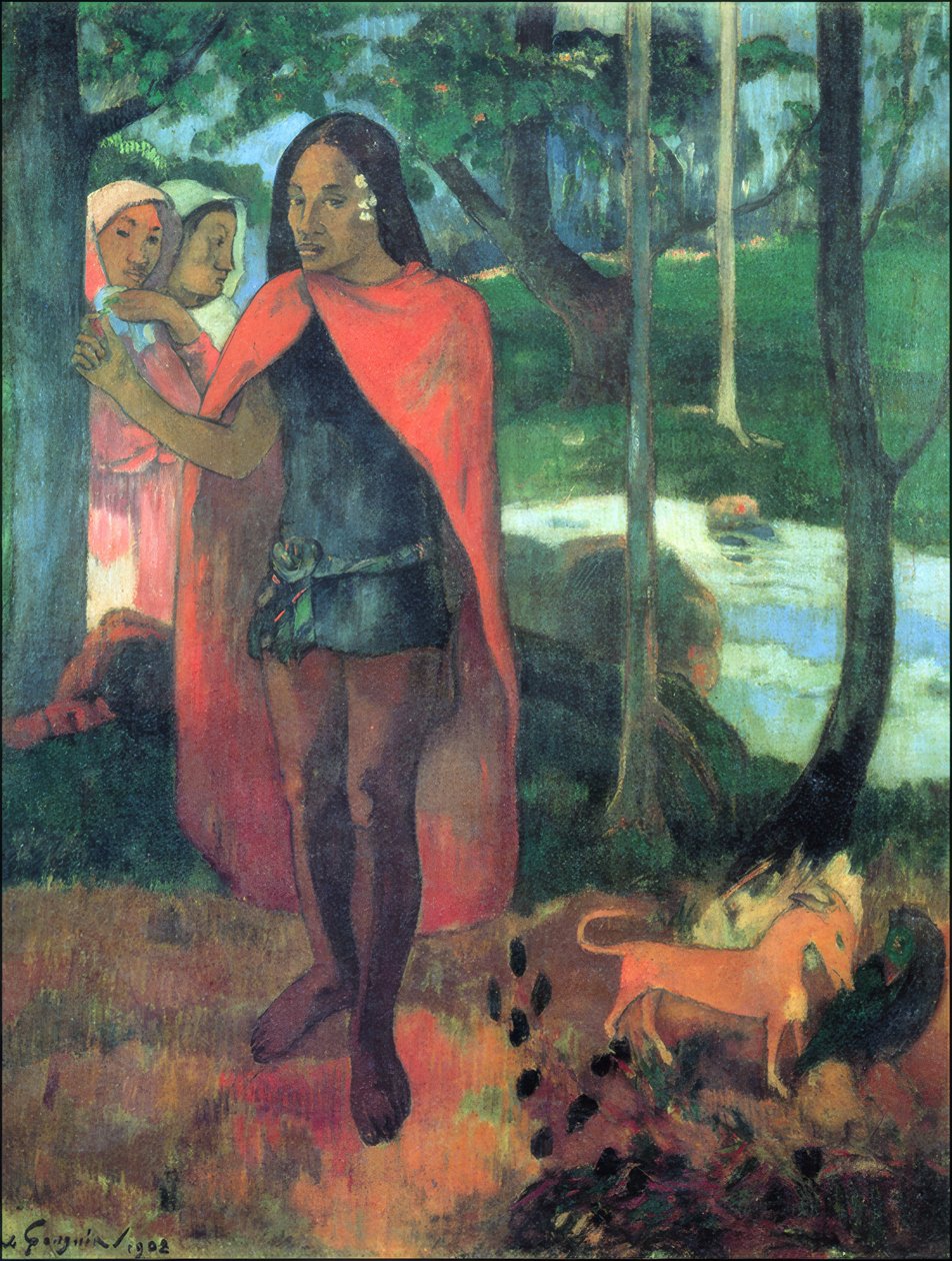 Lange nokbalk door Paul Gauguin
