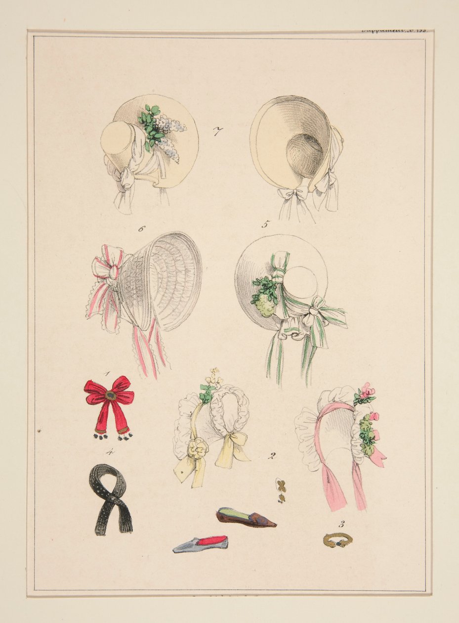 (Modes du magasin de Lucy Hoquet.) door Paul Gavarni