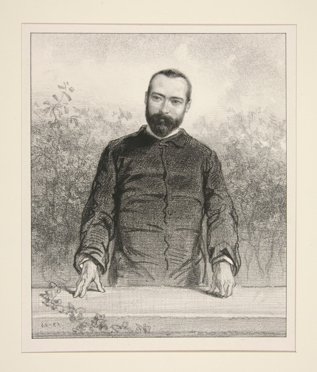 A. Karr door Paul Gavarni
