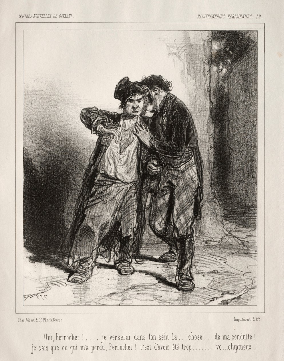 Baliverneries Parisiennes door Paul Gavarni