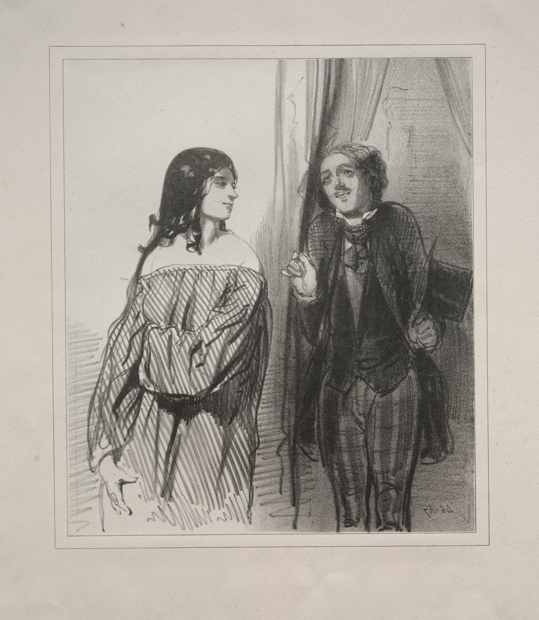 Baliverneries Parisiennes door Paul Gavarni