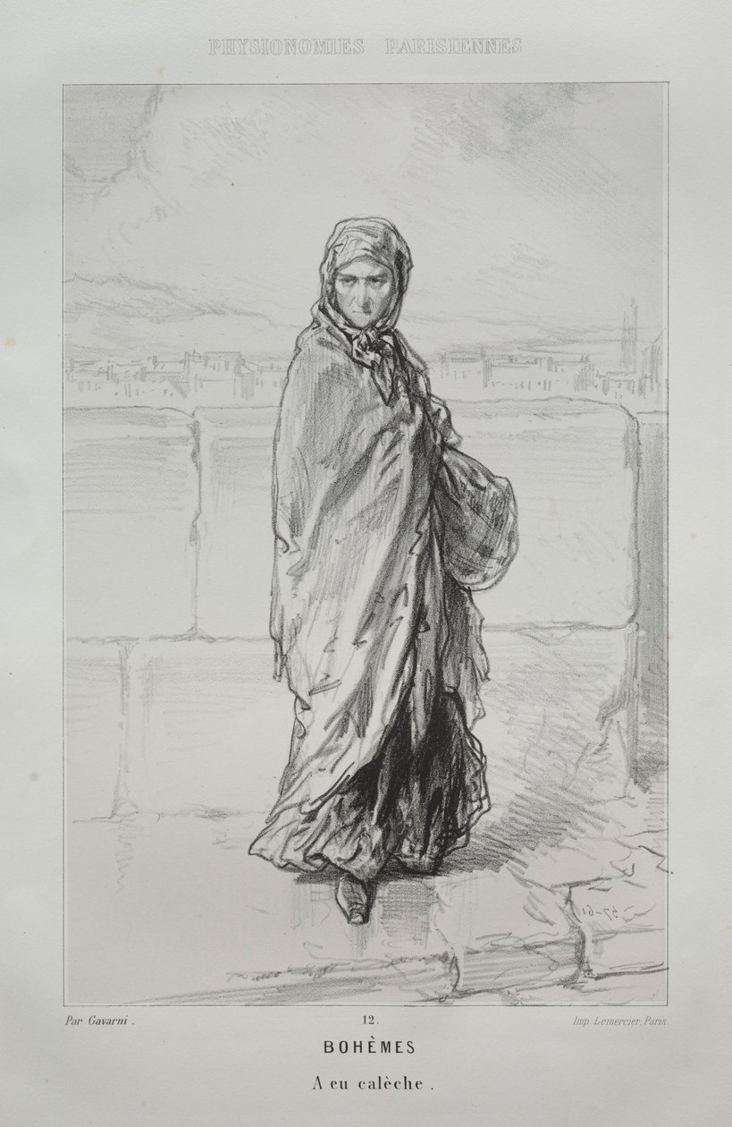 Bohèmes door Paul Gavarni