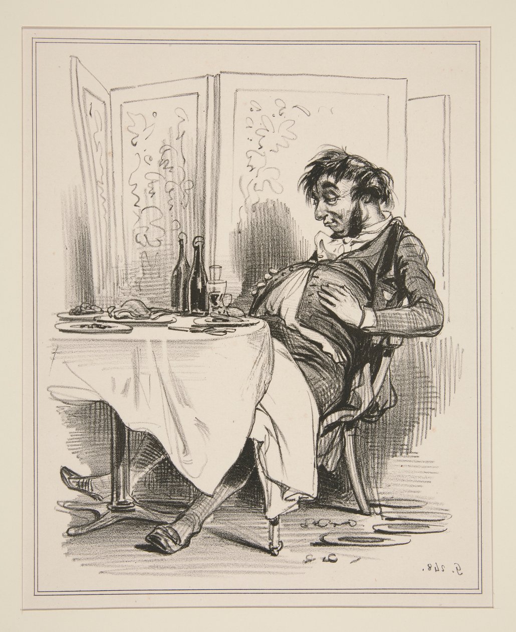 Bosse de l door Paul Gavarni