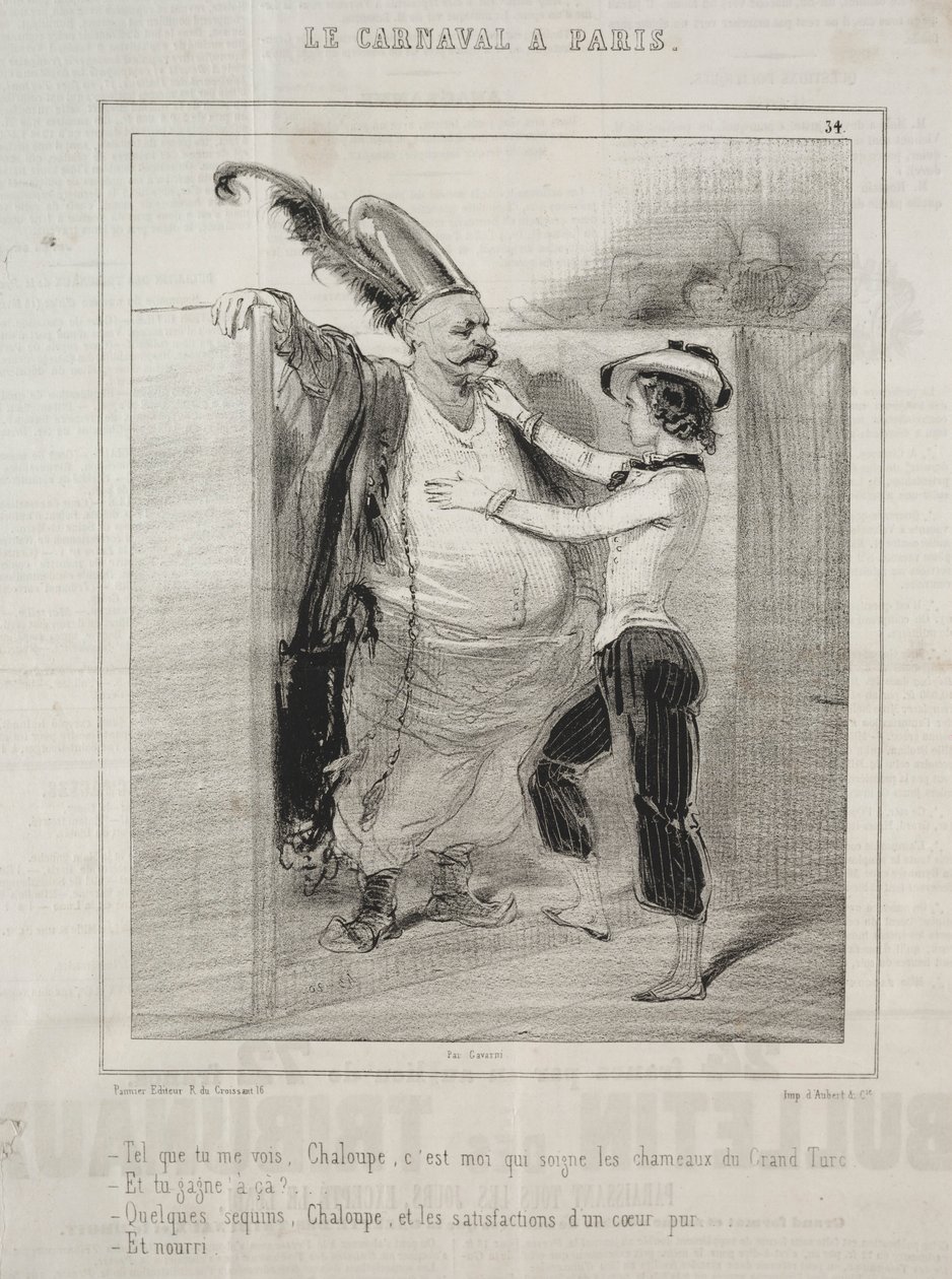 Carnaval, 1841-1843 door Paul Gavarni