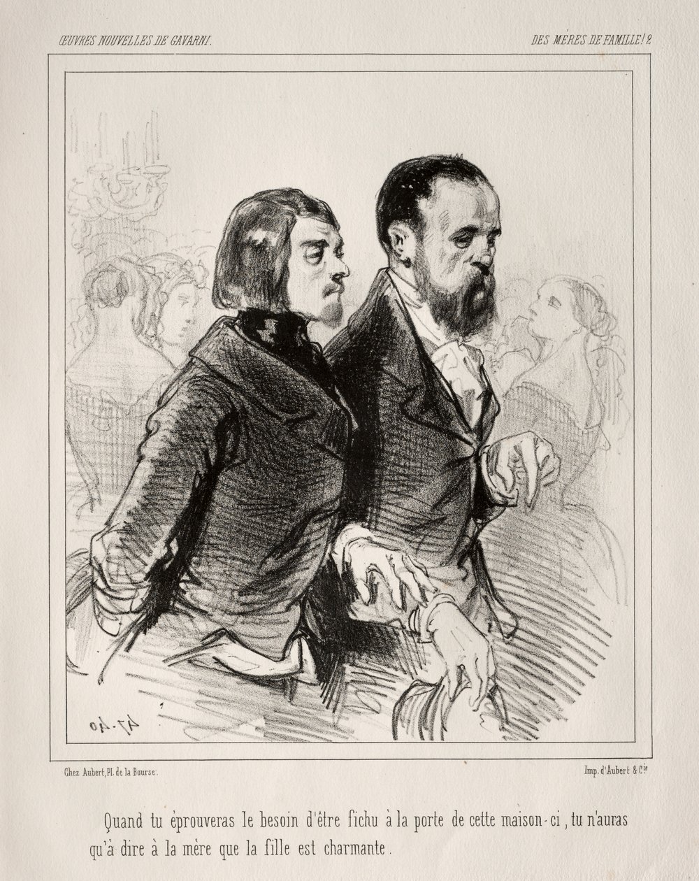 Des Mères de Famille! door Paul Gavarni