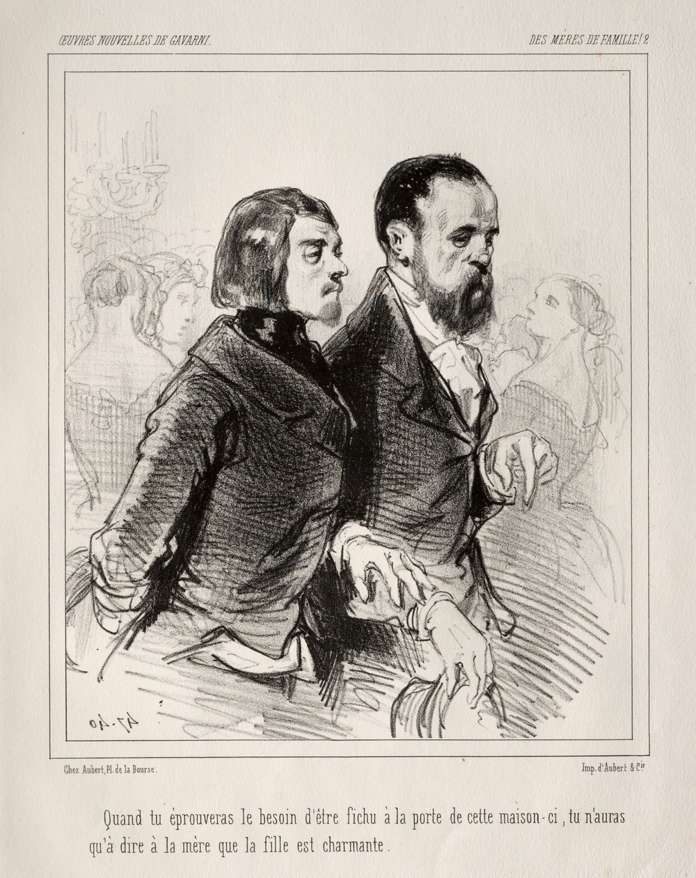 Des Mères de Famille! door Paul Gavarni